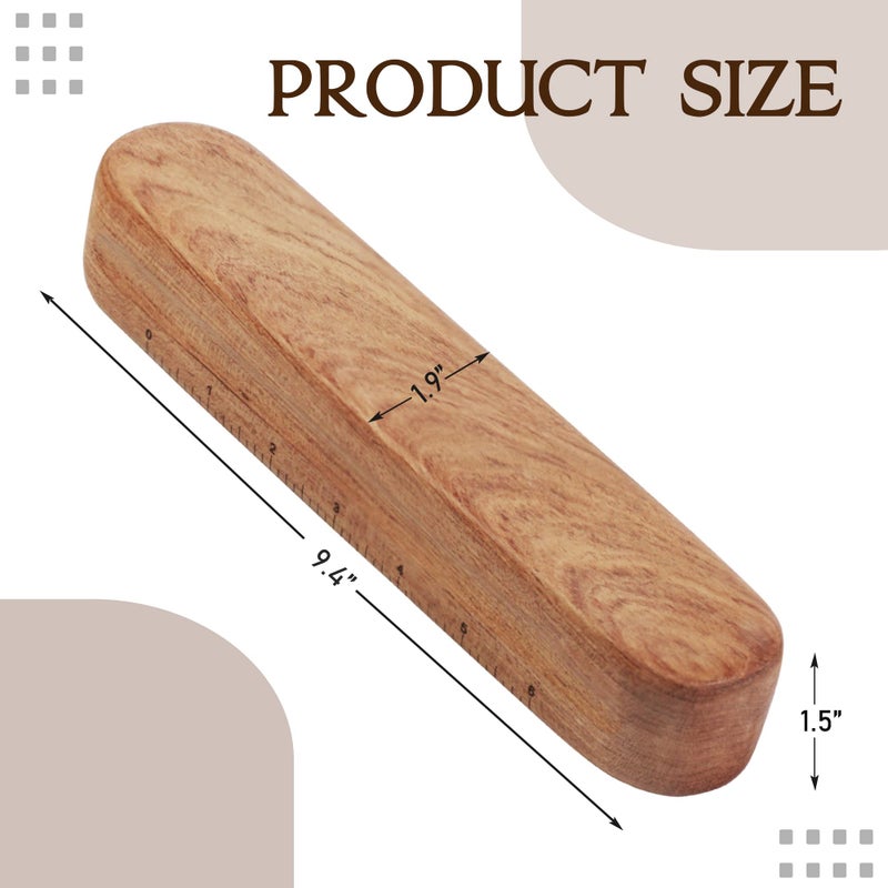 Savina Tailors Clapper for Quilting  Hard Wood Professional Multipurpose Durable for Seam Ironing  Flattening Tool. Great for Setting Fabric Folds  Accenting  Clothing Wrinkle Sewing. - Image 2